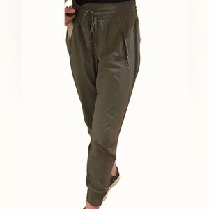 Nicole Miller Olive Green Utility Jogger Pants Size 6